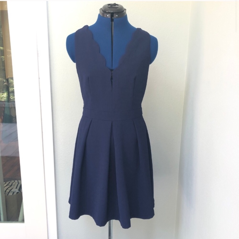 Adelyn Rae Sleeveless Cross Strap Minidress